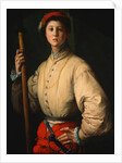 Portrait of a Halberdier (Francesco Guardi?) by Pontormo