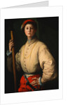 Portrait of a Halberdier (Francesco Guardi?) by Pontormo