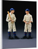 19th Century American Baseball Player Andirons by Corbis