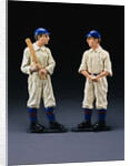 19th Century American Baseball Player Andirons by Corbis