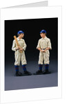 19th Century American Baseball Player Andirons by Corbis