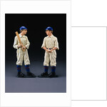 19th Century American Baseball Player Andirons by Anonymous