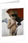 Cupid at the Masquerade Ball by Franz von Stuck