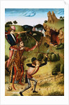 The Shooting of the Bull on Monte Gargano by the School of Fernando Gallego by Corbis