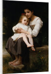 The Elder Sister by William Adolphe Bouguereau
