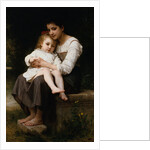 The Elder Sister by William Adolphe Bouguereau