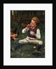 Blowing Bubbles by Adolf Lins