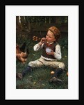 Blowing Bubbles by Adolf Lins