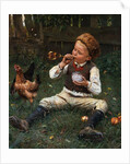 Blowing Bubbles by Adolf Lins