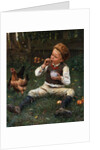 Blowing Bubbles by Adolf Lins