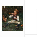 Blowing Bubbles by Adolf Lins