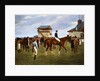Sir Horace Farquhar's Chestnut Colt 'Nouveau Riche' in the Winner's Enclosure, Newmarket, with Sir Horace, Lord Stanley, the Trainer the Honorable George Lambton, Nearby by Isaac Cullin