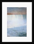 Waterfall and Rainbow: Niagara by Albert Bierstadt