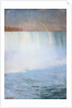 Waterfall and Rainbow: Niagara by Albert Bierstadt