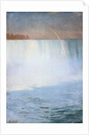Waterfall and Rainbow: Niagara by Albert Bierstadt