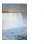 Waterfall and Rainbow: Niagara by Albert Bierstadt