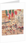 Piazza of Saint Marks by Maurice Brazil Prendergast