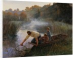 The Fisherman's Family in the Paddock by Pierre Andre Brouillet