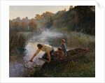 The Fisherman's Family in the Paddock by Pierre Andre Brouillet