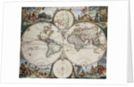 Map of the World by Frederick de Wit