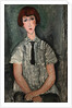 Young Girl in a Striped Shirt by Amedeo Modigliani