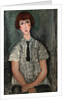 Young Girl in a Striped Shirt by Amedeo Modigliani