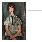 Young Girl in a Striped Shirt by Amedeo Modigliani
