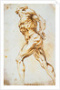 Anatomical Study: A Nude Striding to the Right His Hands Behind His Back by Peter Paul Rubens