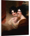 Congratulations: Portraits of Two Ladies Before a Colonnade by George Henry Harlow