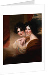 Congratulations: Portraits of Two Ladies Before a Colonnade by George Henry Harlow