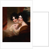 Congratulations: Portraits of Two Ladies Before a Colonnade by George Henry Harlow