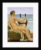 Lute Player by the Sea by Henry Holliday