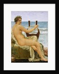 Lute Player by the Sea by Henry Holliday