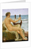 Lute Player by the Sea by Henry Holliday