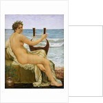 Lute Player by the Sea by Henry Holliday