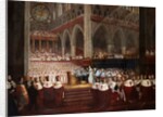 The Coronation of Queen Victoria by the Circle of Edmund Thomas Parris by Anonymous