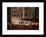 The Coronation of Queen Victoria by the Circle of Edmund Thomas Parris by Anonymous