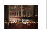 The Coronation of Queen Victoria by the Circle of Edmund Thomas Parris by Anonymous