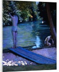Bathers Preparing to Dive by Gustave Caillebotte