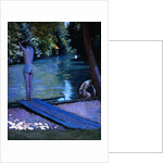 Bathers Preparing to Dive by Gustave Caillebotte