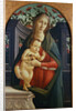 The Madonna and Child in a Niche Decorated with Roses by the Studio of Sandro Botticelli by Anonymous