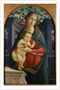 The Madonna and Child in a Niche Decorated with Roses by the Studio of Sandro Botticelli by Anonymous
