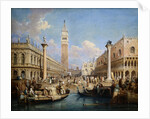Piazzetta dal Molo, Venice by Samuel Prout