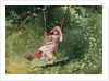 Girl on a Swing by Winslow Homer