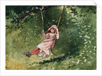 Girl on a Swing by Winslow Homer