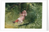 Girl on a Swing by Winslow Homer