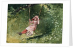Girl on a Swing by Winslow Homer