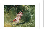Girl on a Swing by Winslow Homer