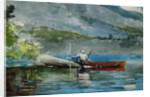 The Red Canoe by Winslow Homer