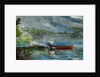 The Red Canoe by Winslow Homer